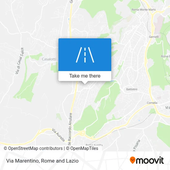 Marentino Street map