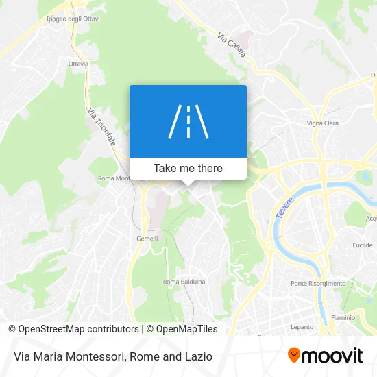 Maria Montessori Street map