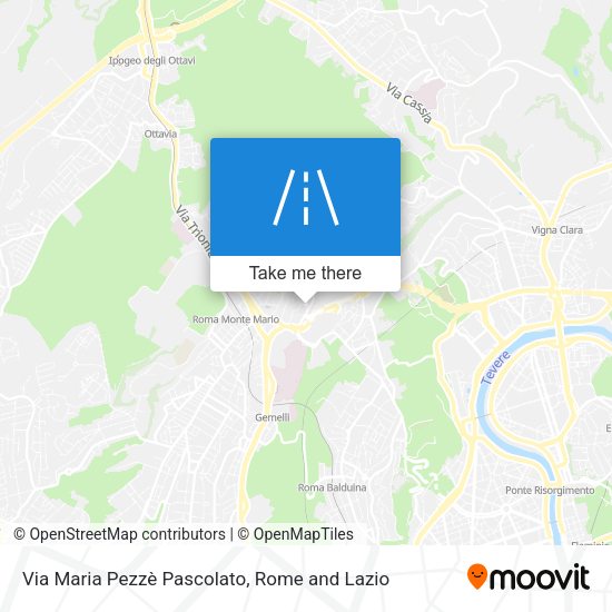 Via Maria Pezzè Pascolato map