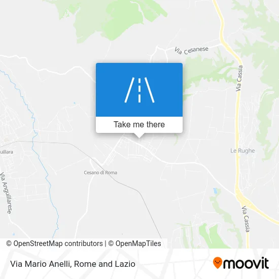 Mario Anelli Street map