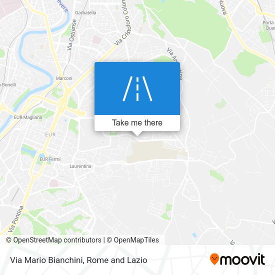 Via Mario Bianchini map