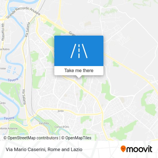 Via Mario Caserini map