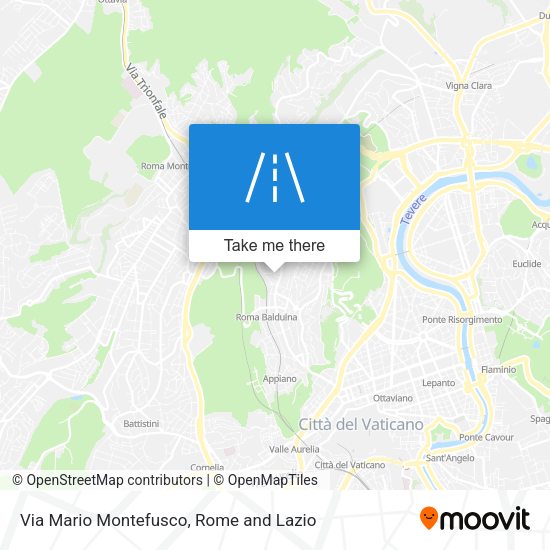 Via Mario Montefusco map