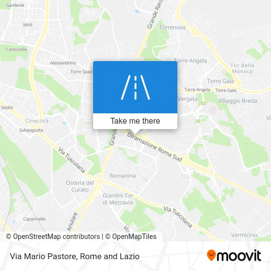 Mario Pastore Street map