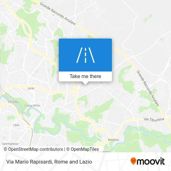 Mario Rapisardi Street map