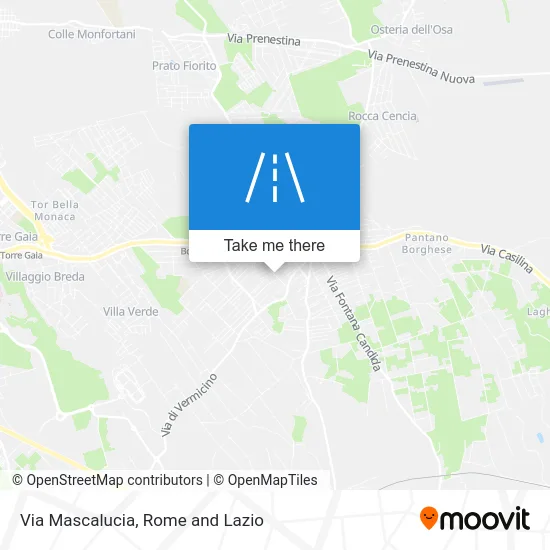 Mascalucia Street map