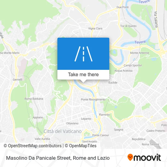 Masolino Da Panicale Street map