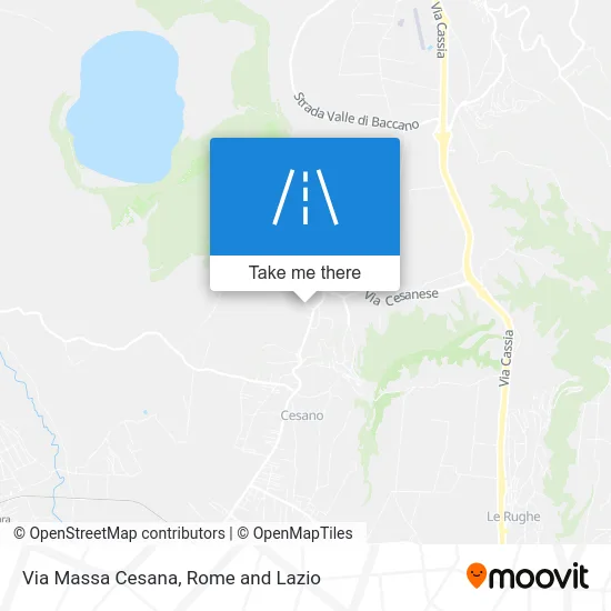 Massa Cesana Street map