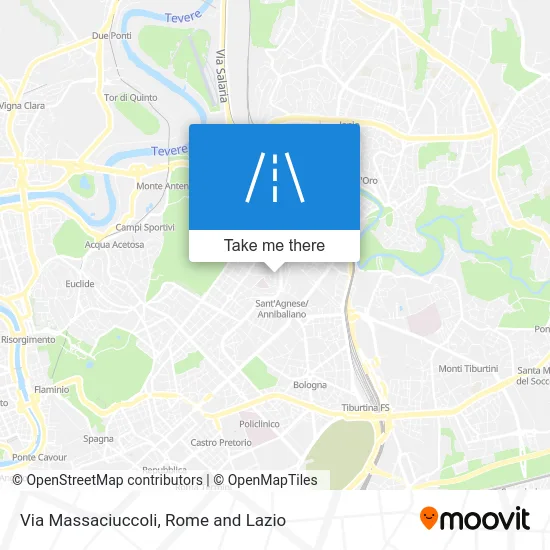 Massaciuccoli Street map