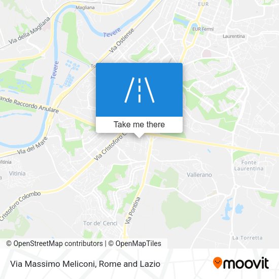 Via Massimo Meliconi map
