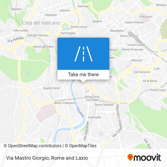 Via Mastro Giorgio map