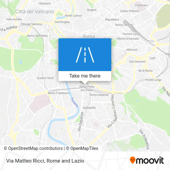 Matteo Ricci Street map