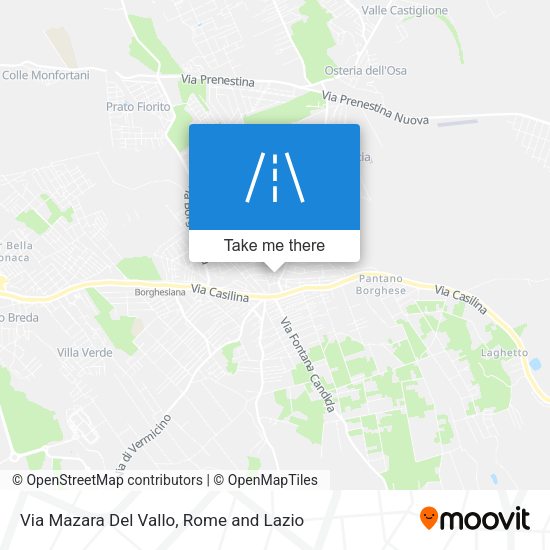 Via Mazara Del Vallo map