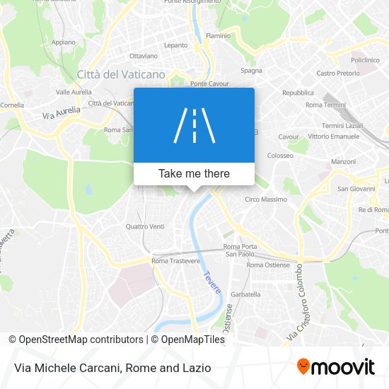 Via Michele Carcani map