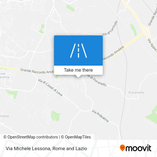 Via Michele Lessona map