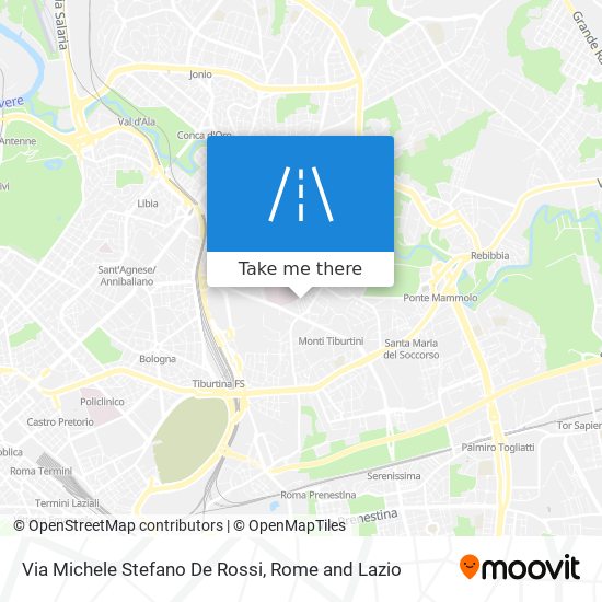 How to get to Via Michele Stefano De Rossi in Roma by Bus Metro