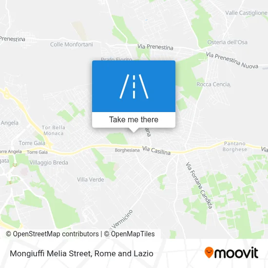 Mongiuffi Melia Street map