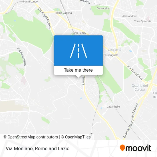 Moniano Street map