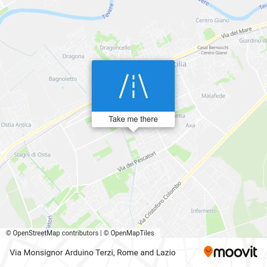 Monsignor Arduino Terzi Street map