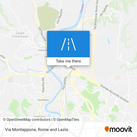 Via Montappone map