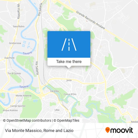 Via Monte Massico map