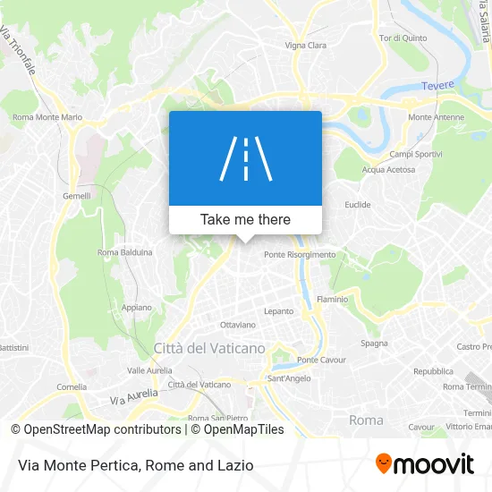 Mount Pertica Street map