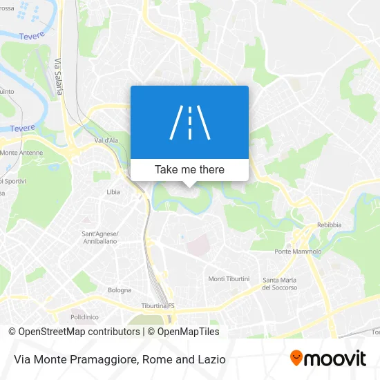 Monte Pramaggiore Street map