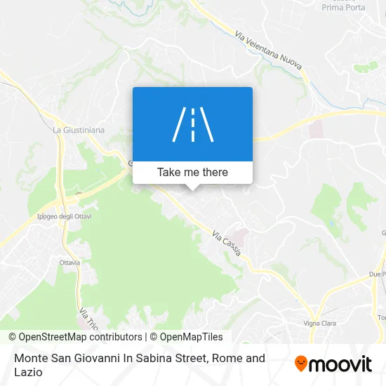 Monte San Giovanni In Sabina Street map