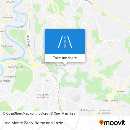 Mount Zeda Street map