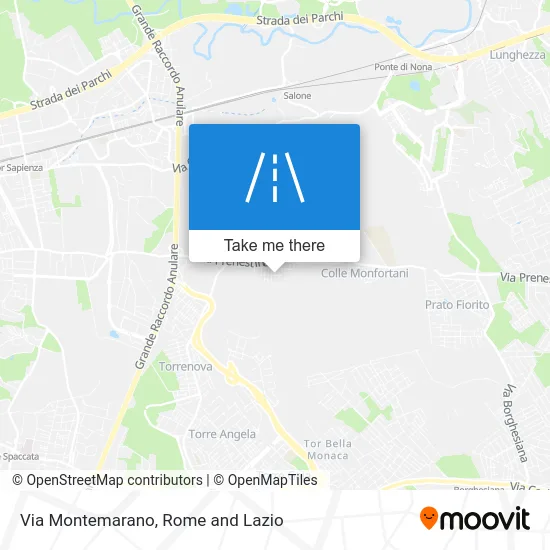 Montemarano Street map