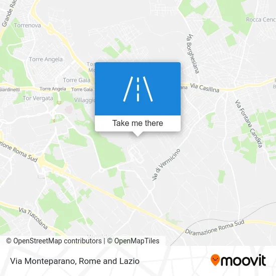 Monteparano Street map