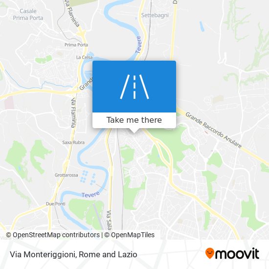 Via Monteriggioni map