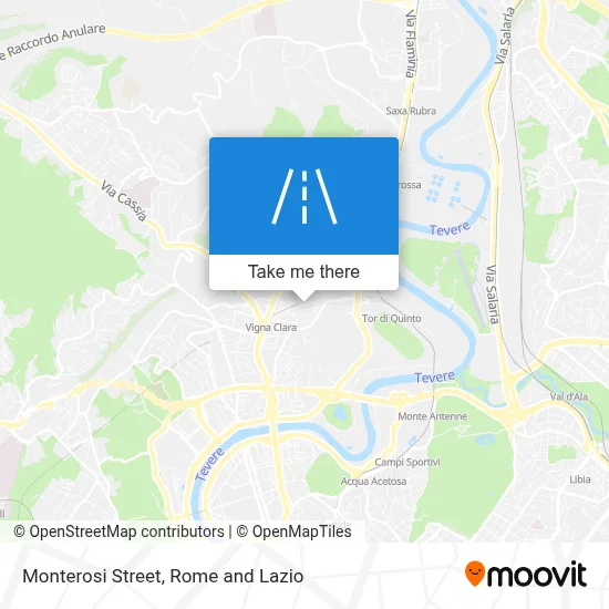 Monterosi Street map