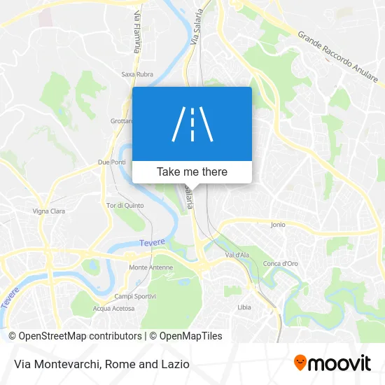 Montevarchi Street map