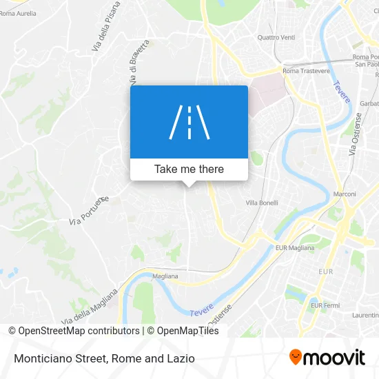 Monticiano Street map