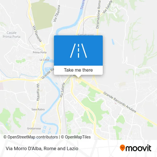 Via Morro D'Alba map