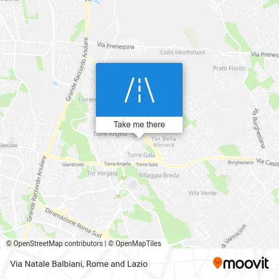 Natale Balbiani Street map