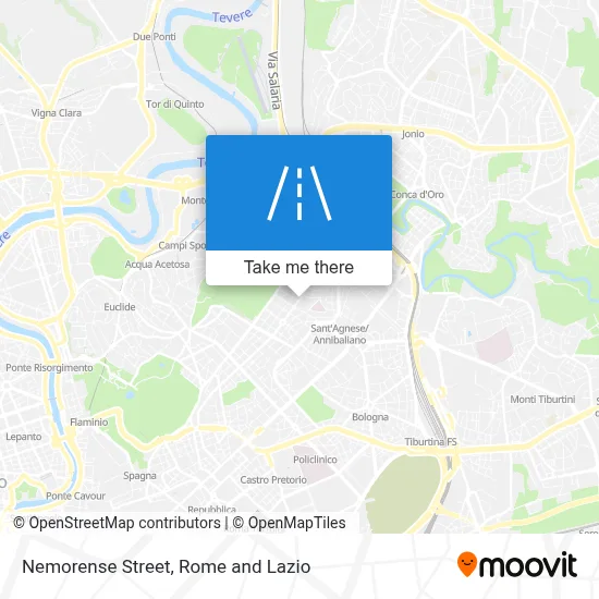 Nemorense Street map