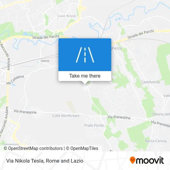 Nikola Tesla Street map