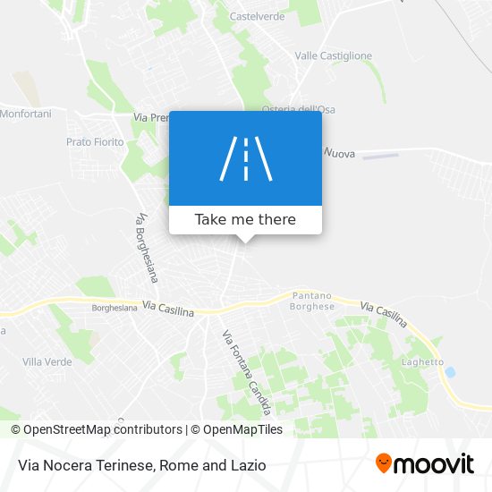 Via Nocera Terinese map