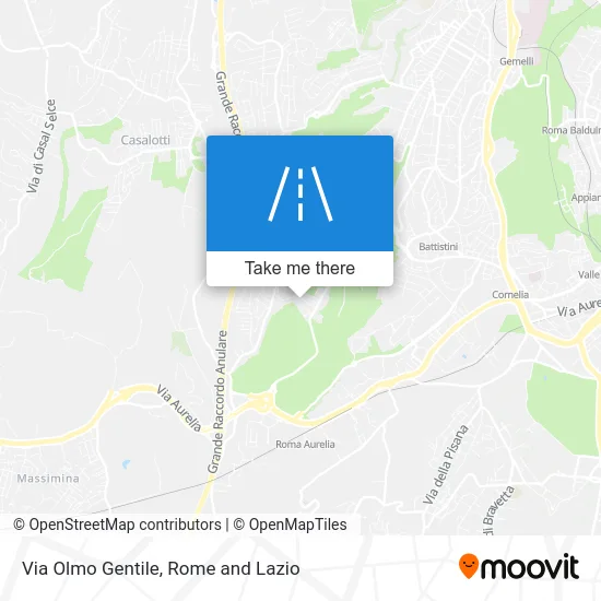 Olmo Gentile Street map