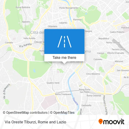 Oreste Tiburzi Street map