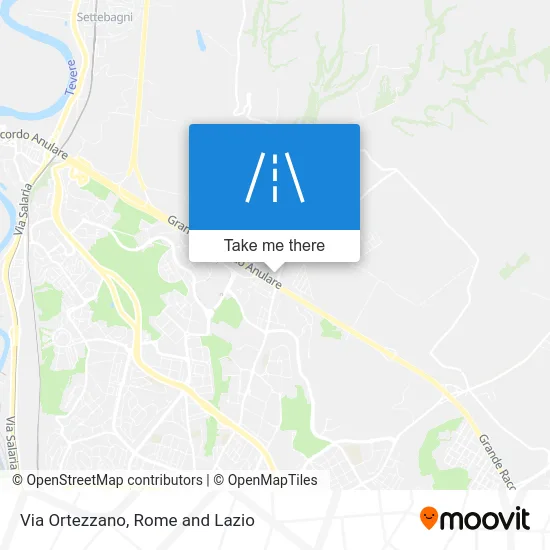 Ortezzano Street map