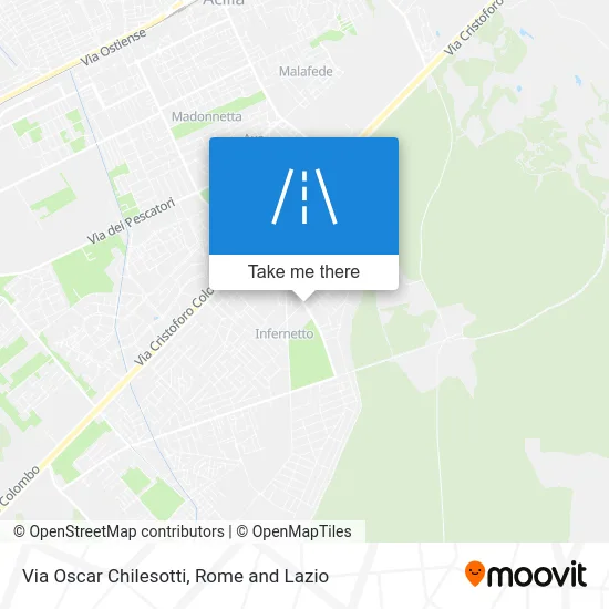 Via Oscar Chilesotti map