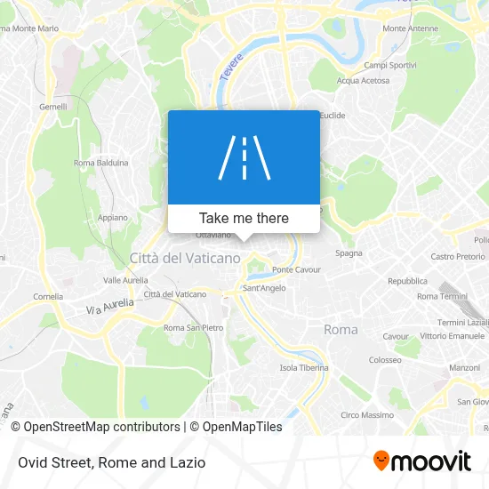 Ovid Street map