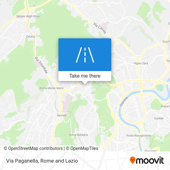 Paganella Street map