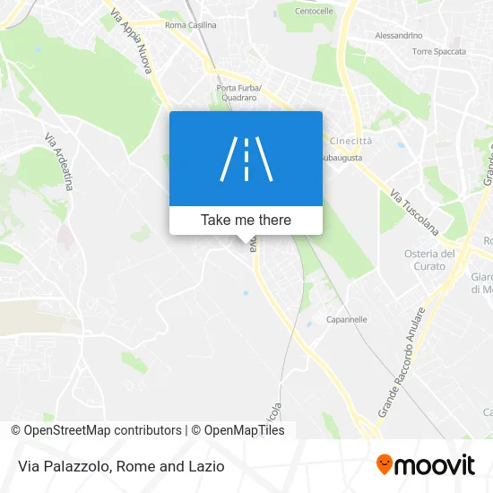 Palazzolo Street map