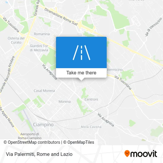 Palermiti Street map