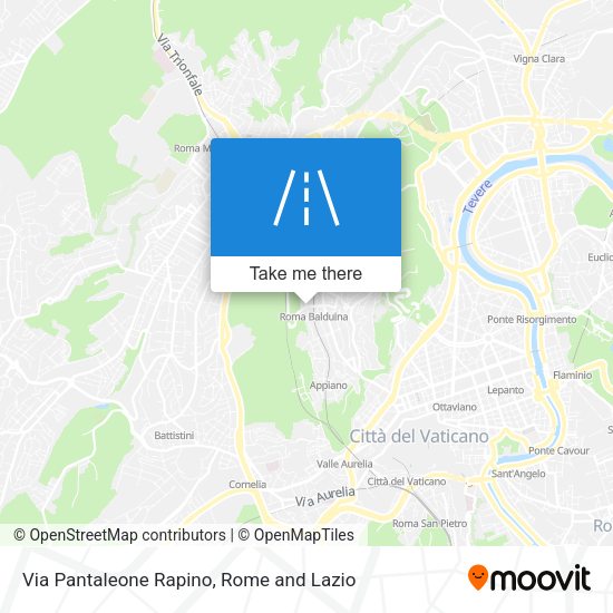 Via Pantaleone Rapino map