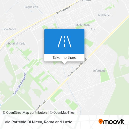 Via Partenio Di Nicea map